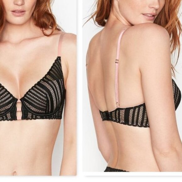 Victoria's Secret Lace Plunge Bra 36DD - Picture 3 of 13